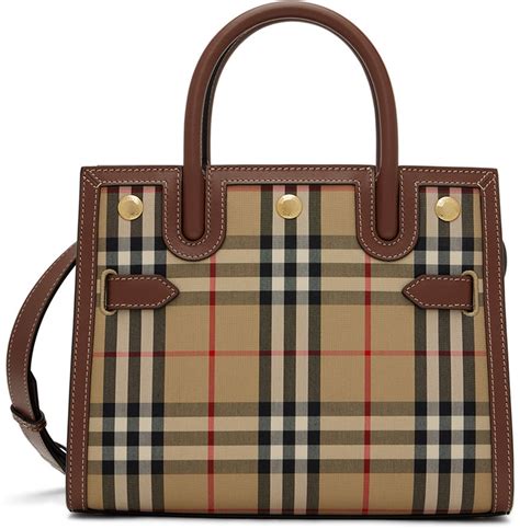 burberry mini vintage check title bag|pre owned burberry bags.